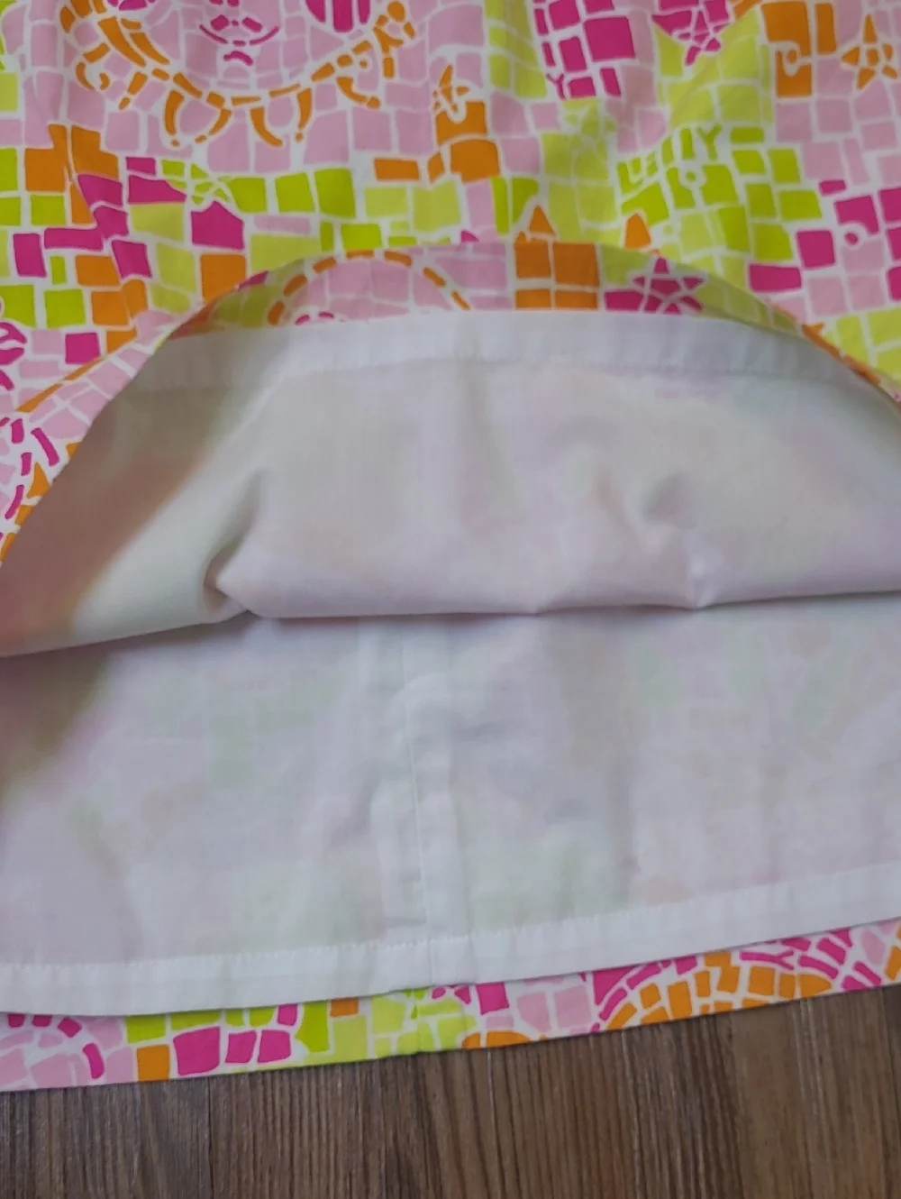 Lilly Pulitzer White Pink Green Floral Label vintage‎ Y2k size 8 for women.